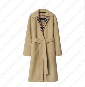 Brand New Burberry Reversible Wool Wrap Coat - $4890